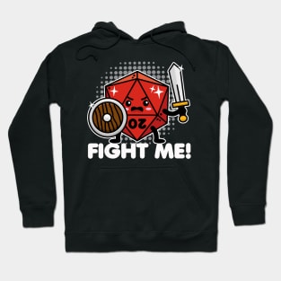 Fight Me Kawaii 20 Sided Dice Hoodie